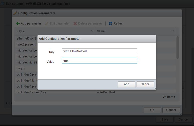 Running ESXi nodes in EVE-NG